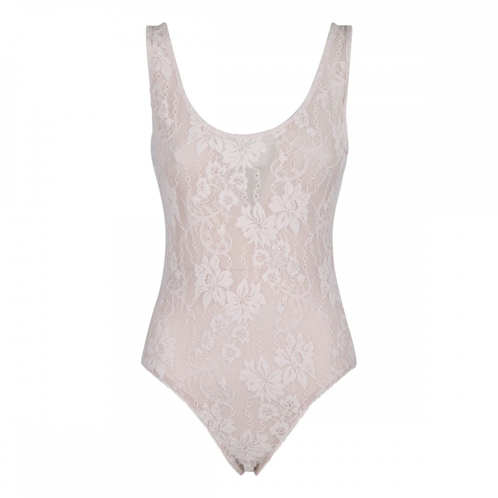 Lace scoop bodysuit