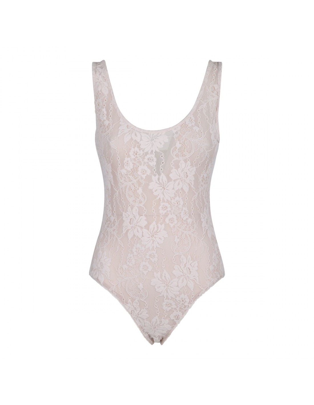 Lace scoop bodysuit