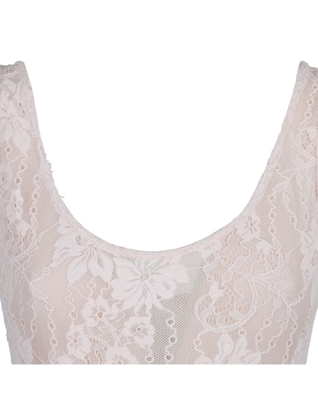 Lace scoop bodysuit