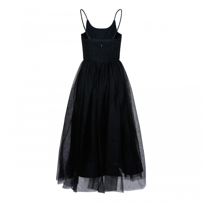 Tulle corset midi dress