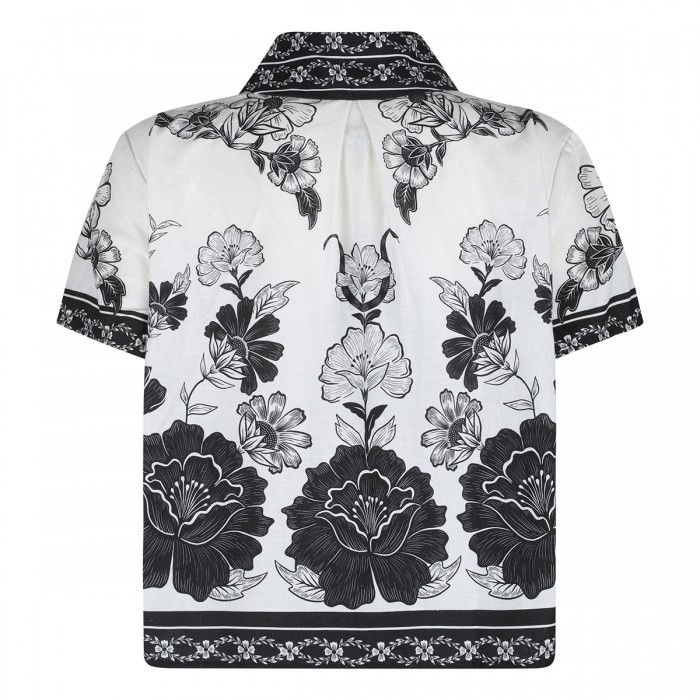 Flower leopards shirt