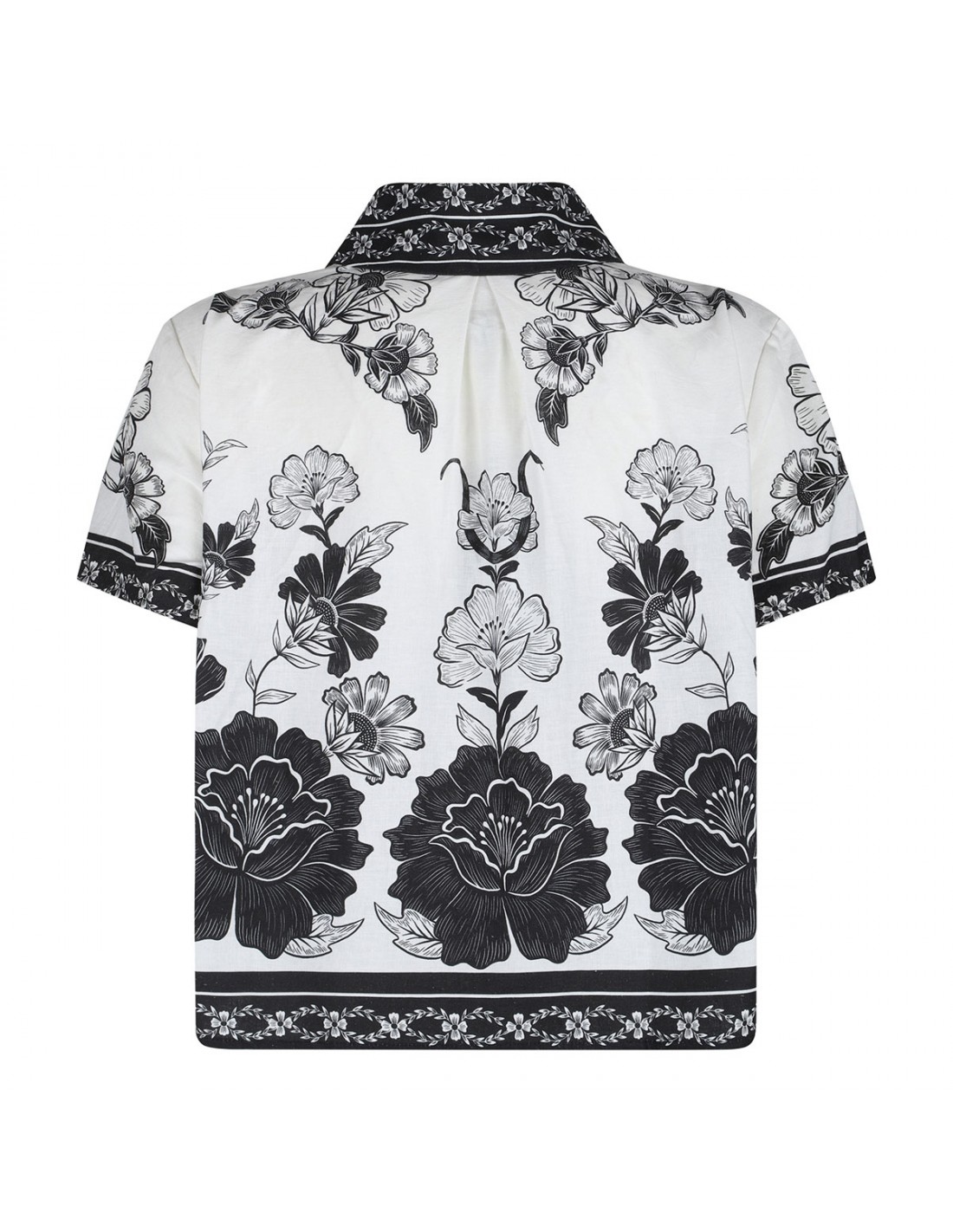 Flower leopards shirt