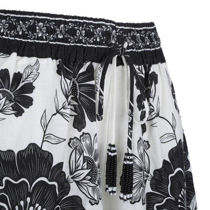 Flower leopards shorts