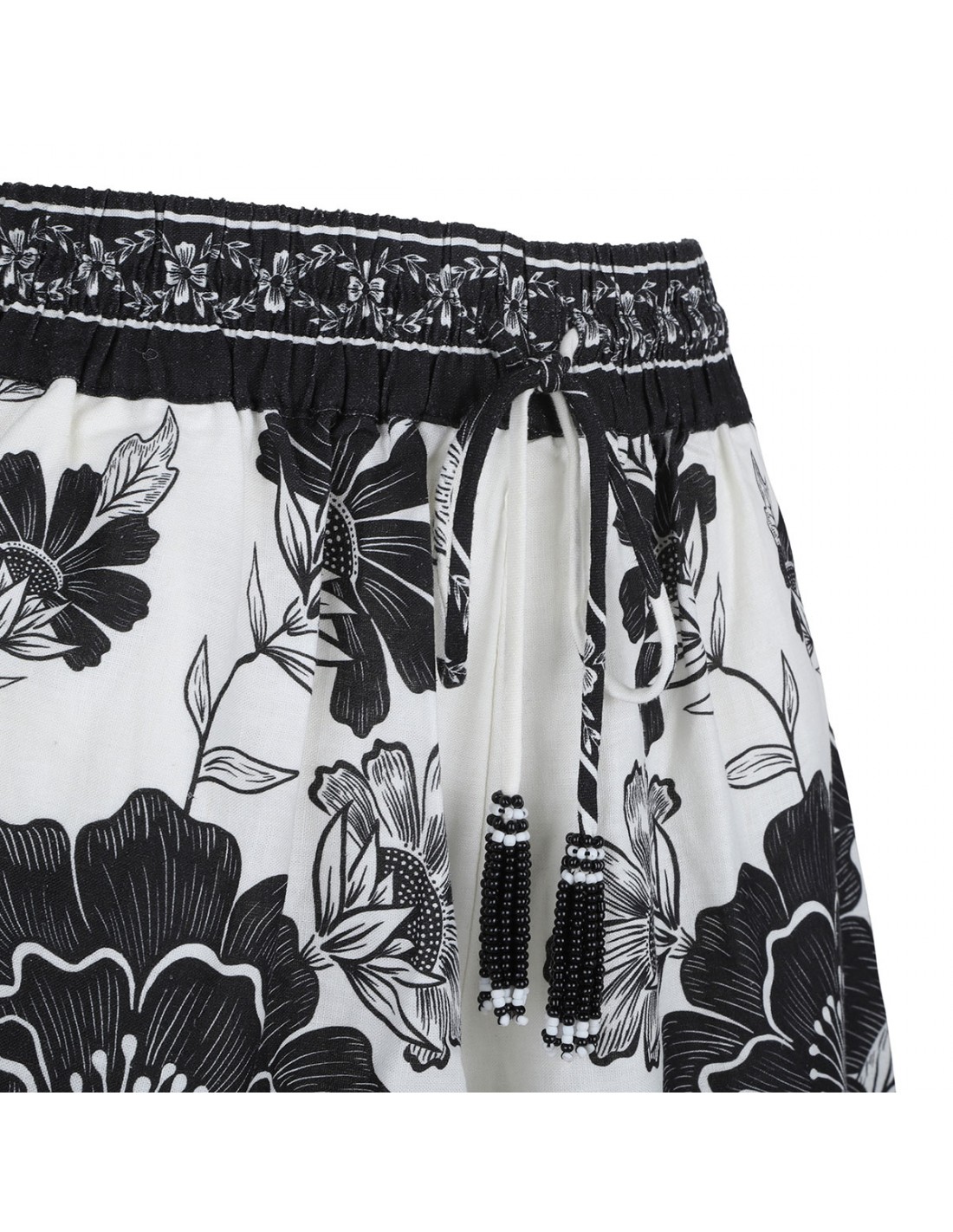 Flower leopards shorts