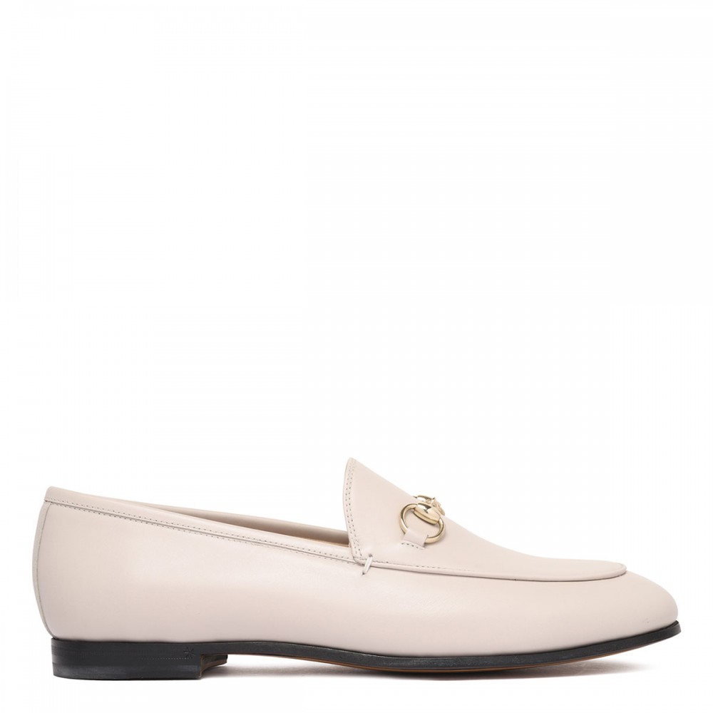 Jordaan light gray loafers