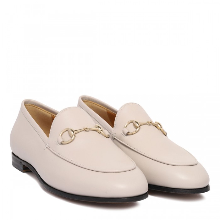 Jordaan light gray loafers