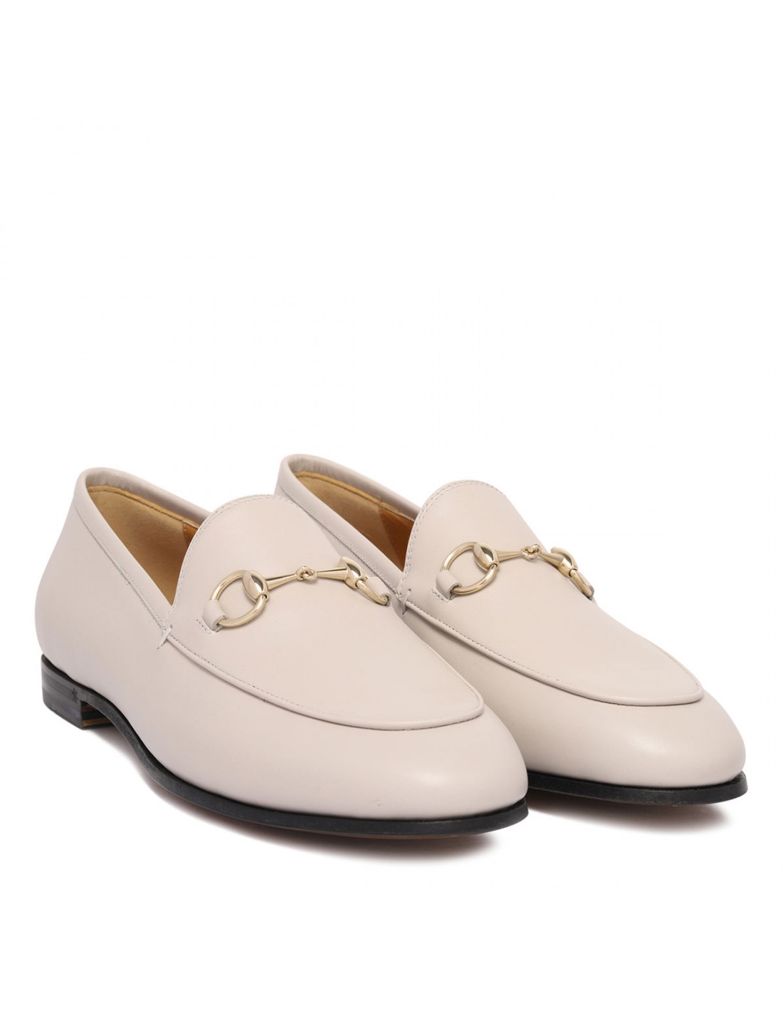 Jordaan light gray loafers