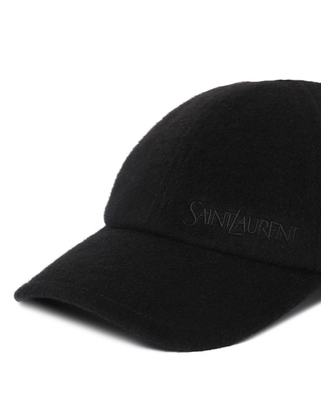 Black cashmere vintage cap