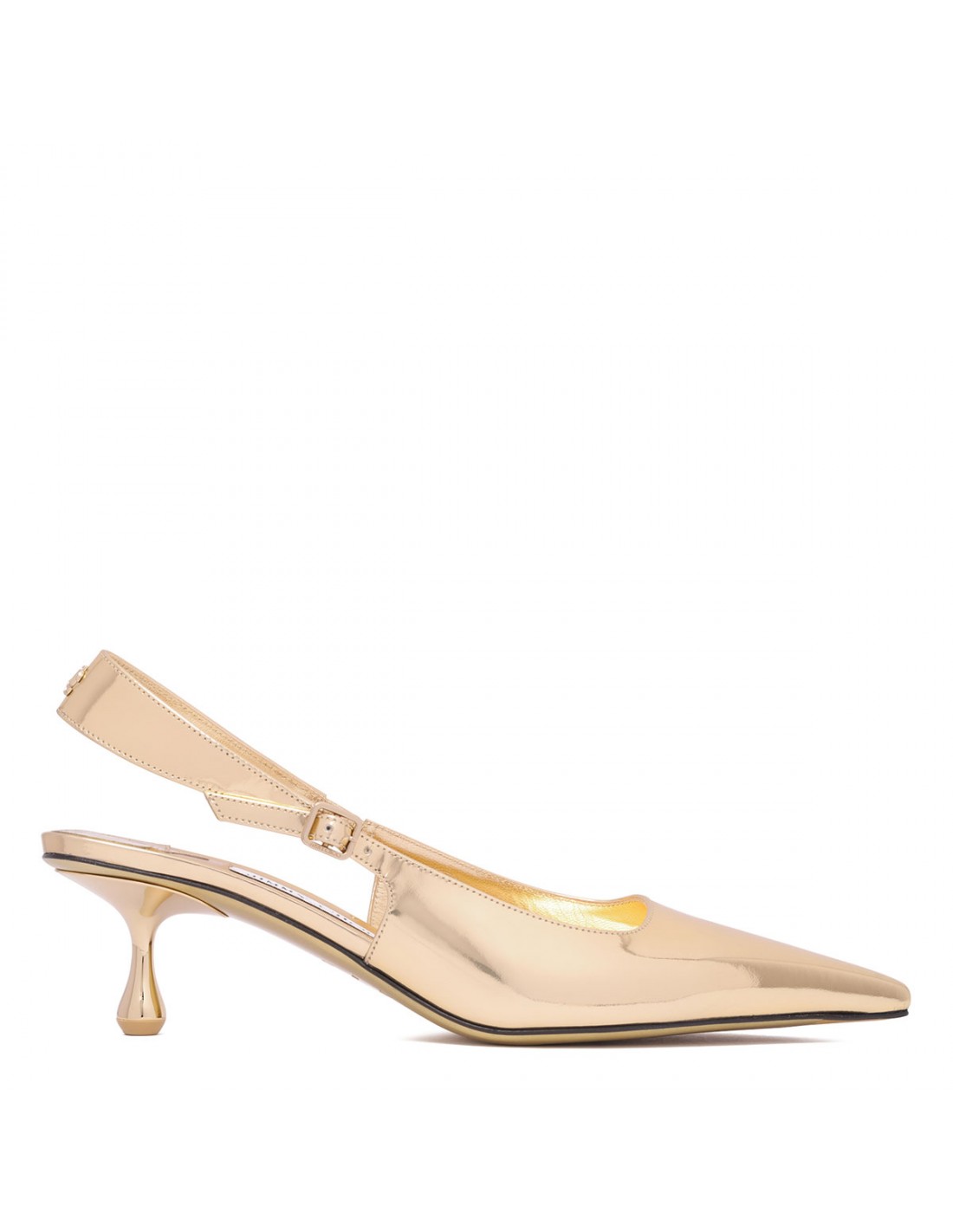 Amel 50 gold-hue slingback pumps