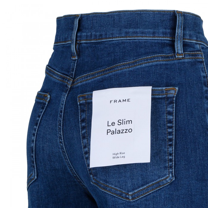 Le Slim Palazzo denim jeans