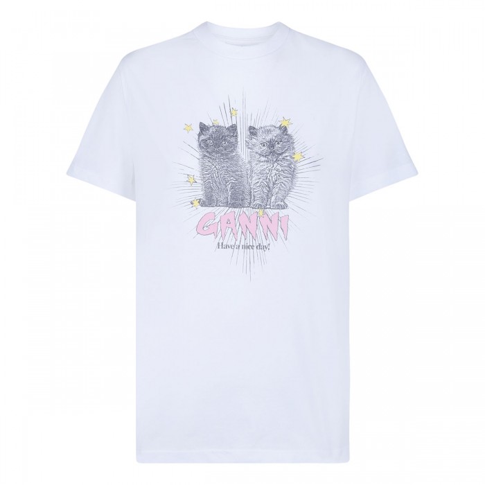 White jersey kittens T-shirt