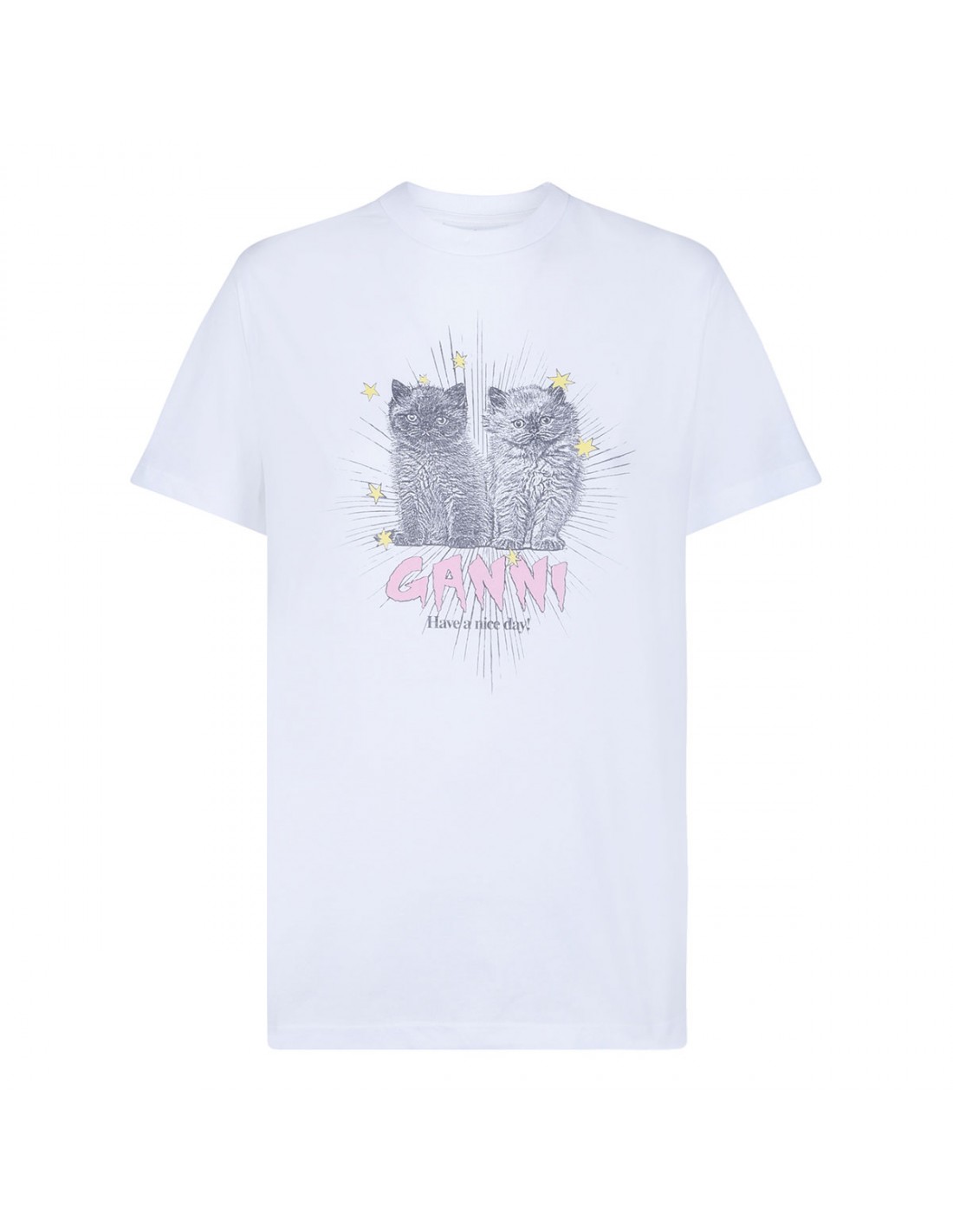 White jersey kittens T-shirt