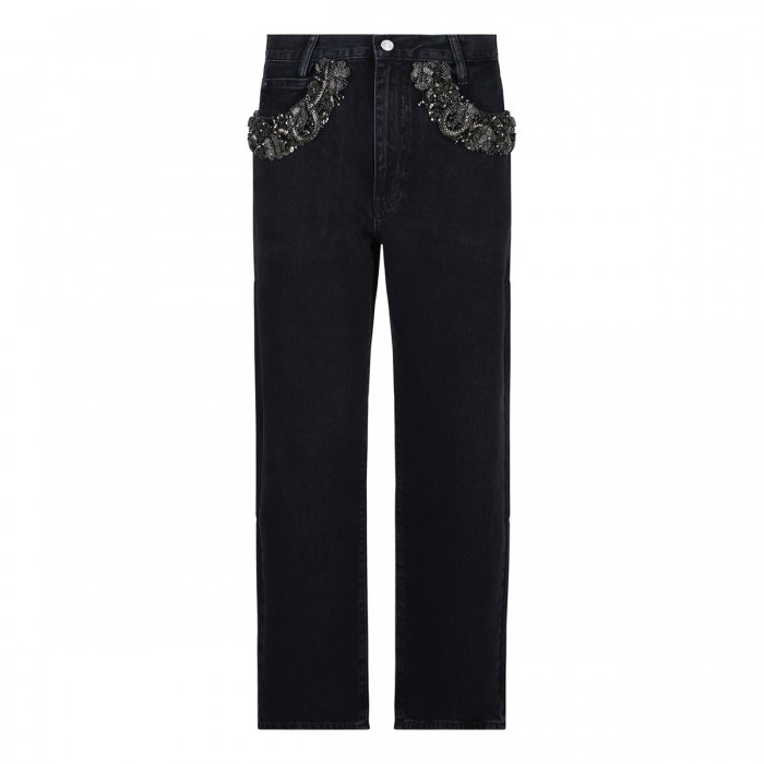 The Atelier Beaded straight jeans