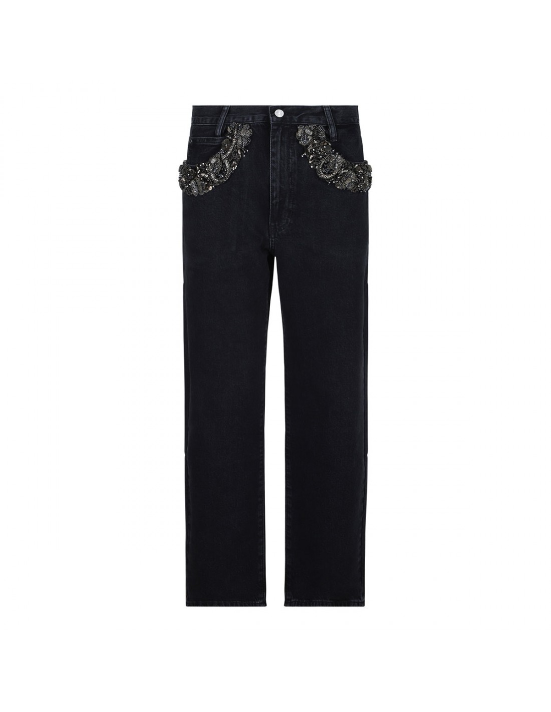 The Atelier Beaded straight jeans