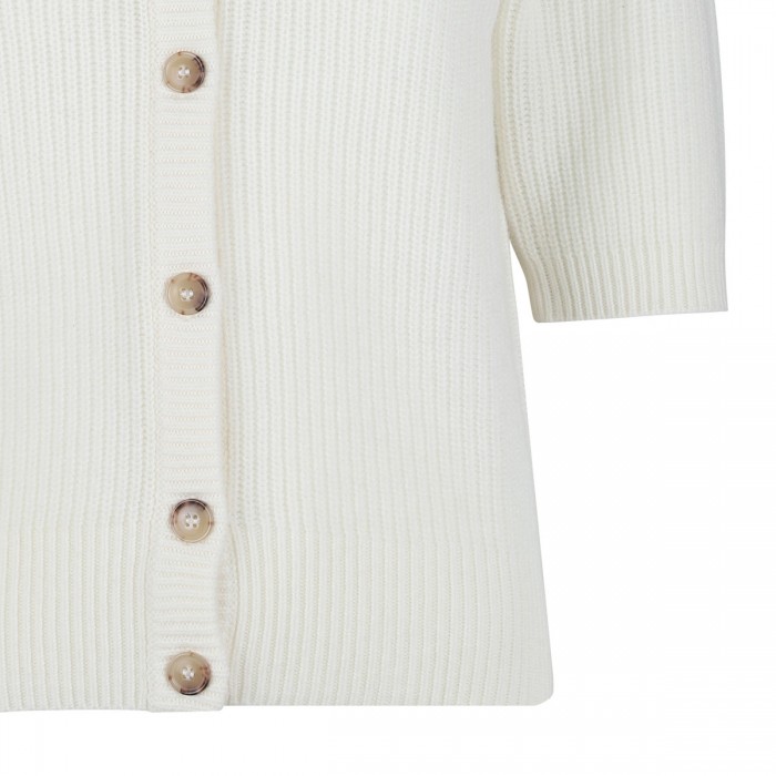 Shrunken cashmere cardigan