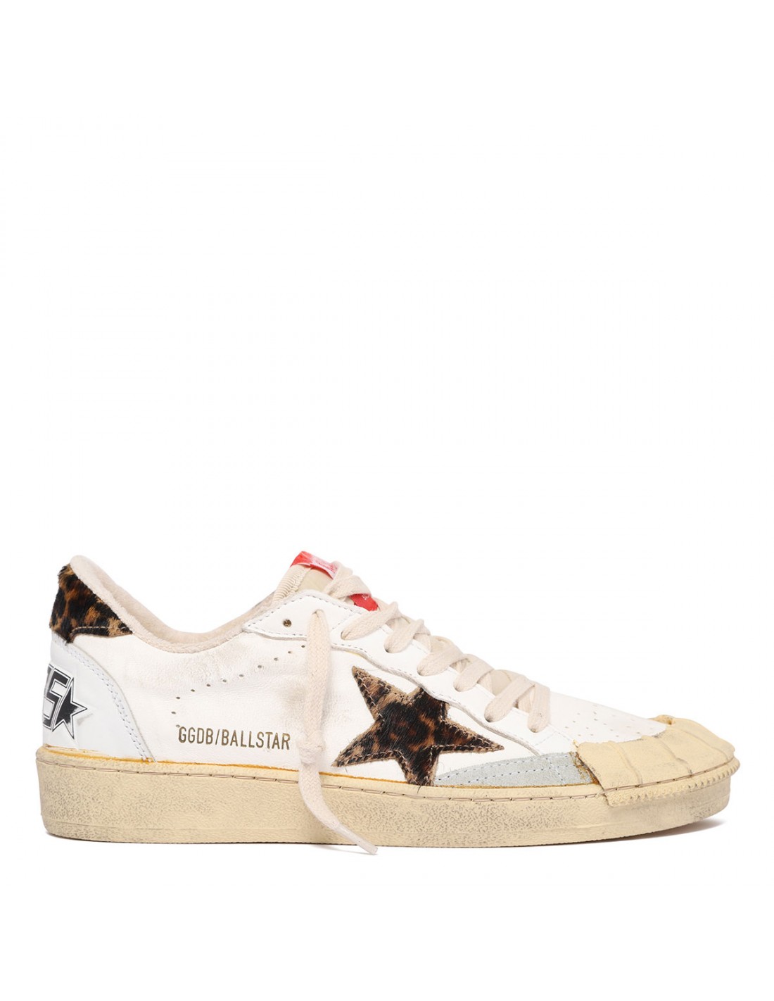 BallStar nappa sneakers with leopard...