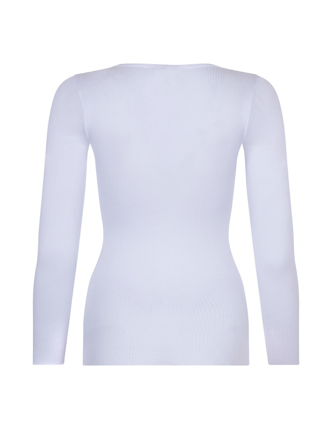 Lamylic ribbed cotton-jersey top