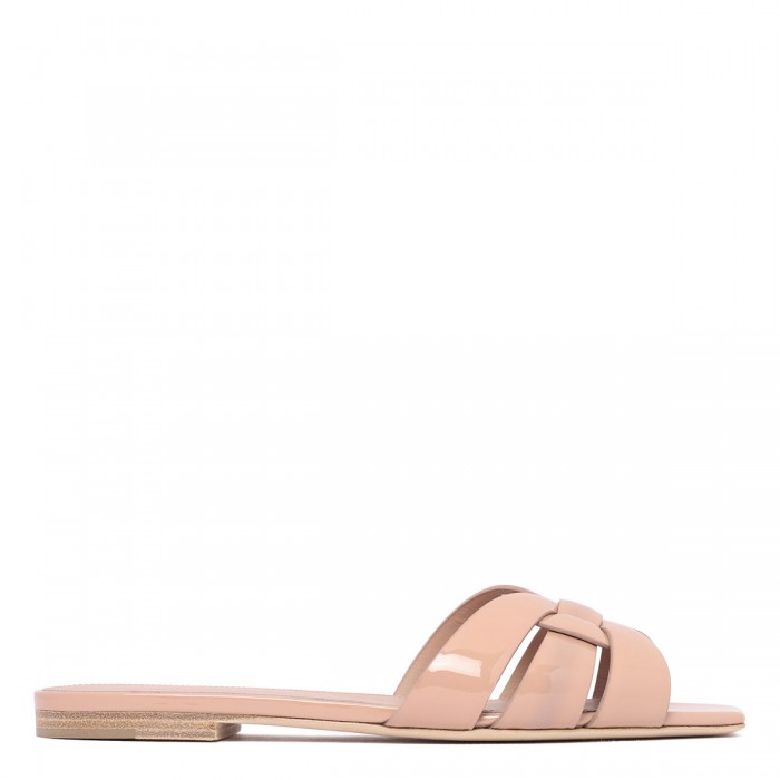 Tribute nude slide sandals