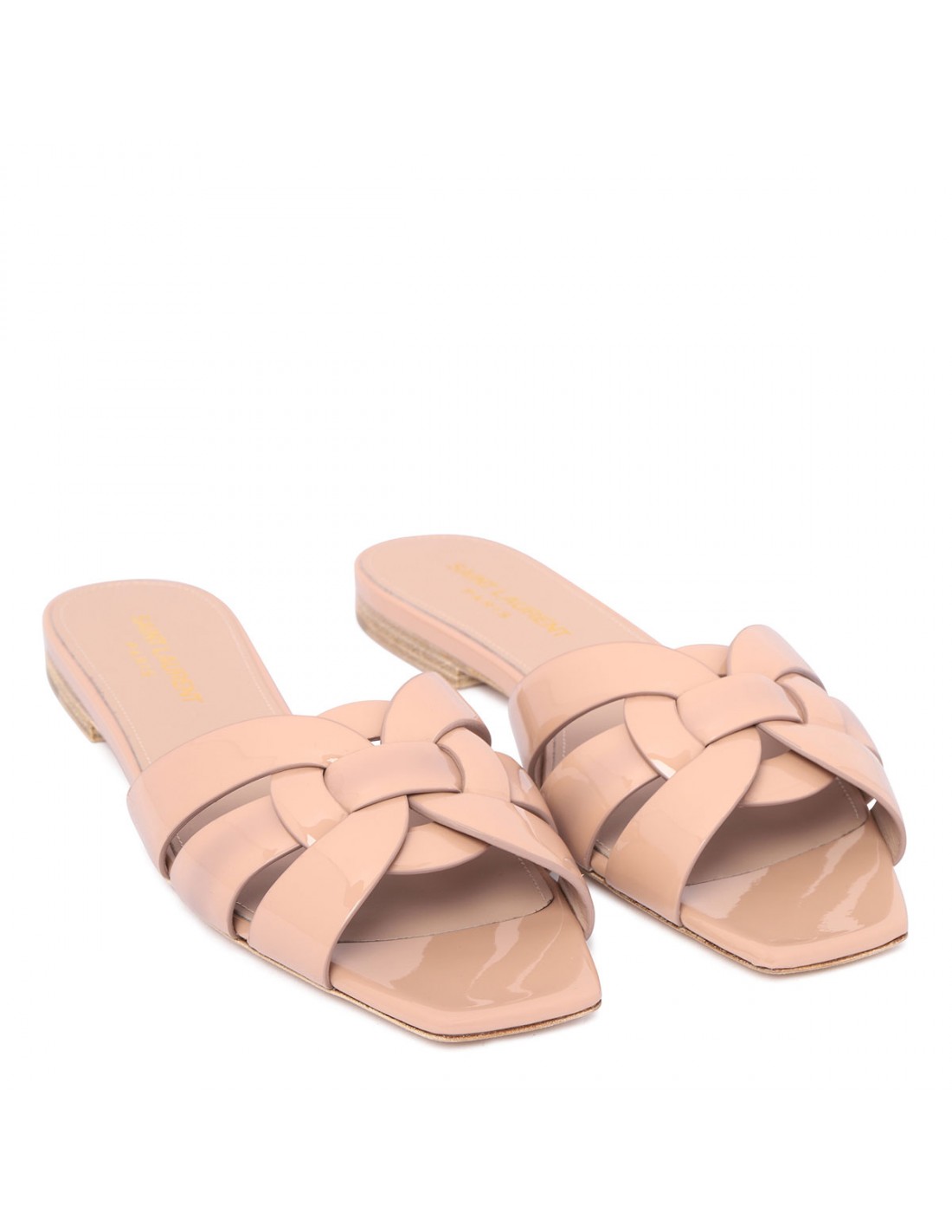 Tribute nude slide sandals