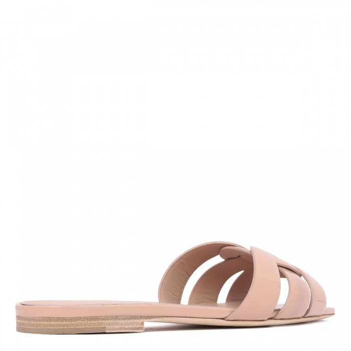 Tribute nude slide sandals