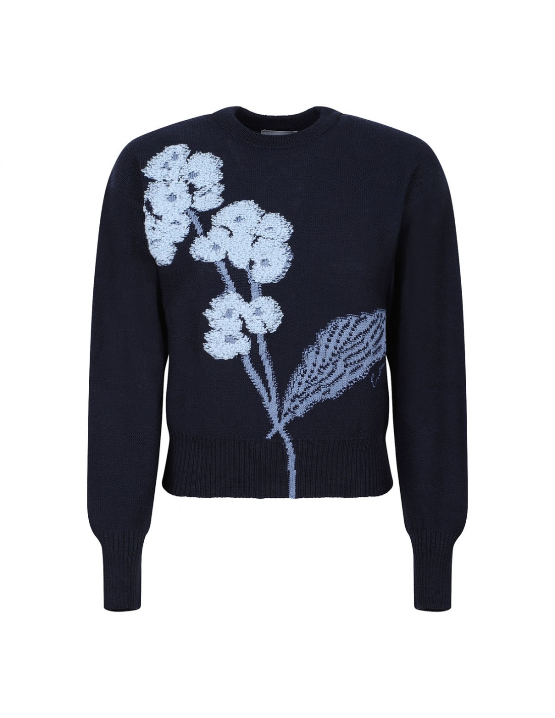 Indigo cropped jumper