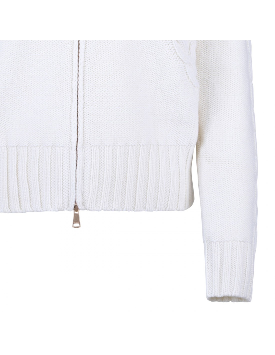 Mabel cable-knit cashmere-blend cardigan