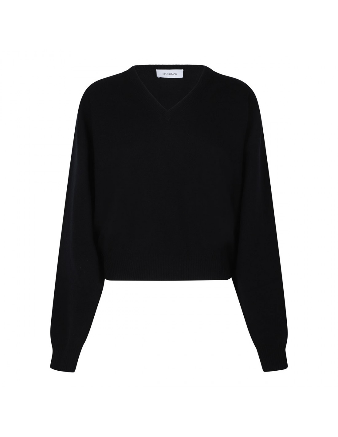 Polis black wool-blend sweater