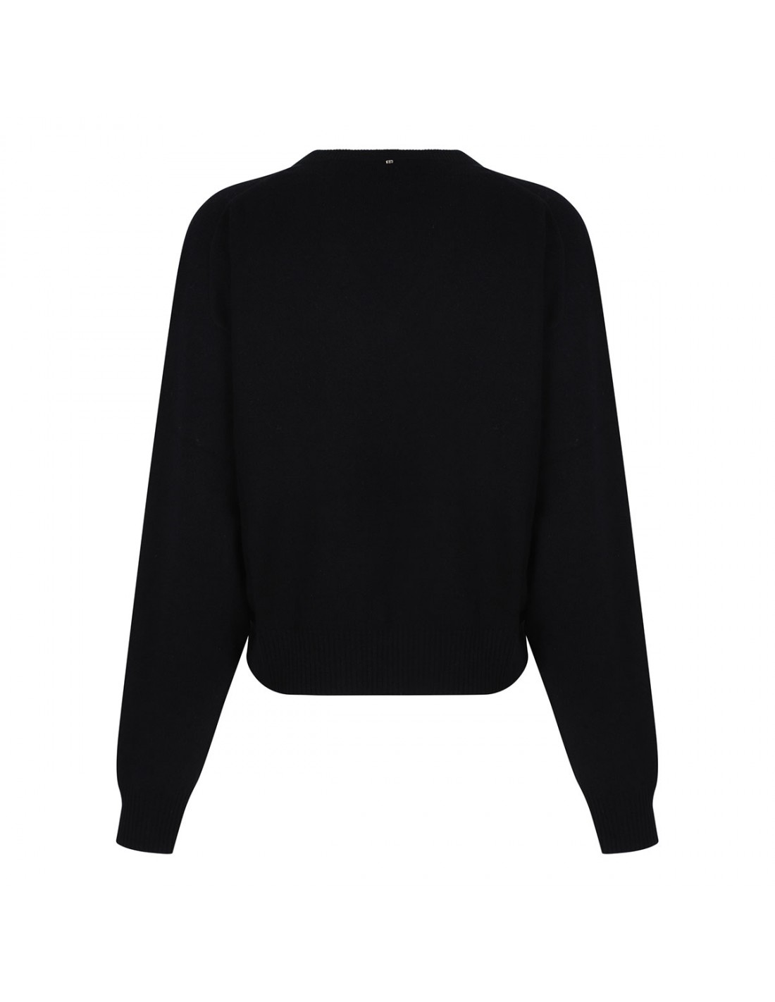 Polis black wool-blend sweater