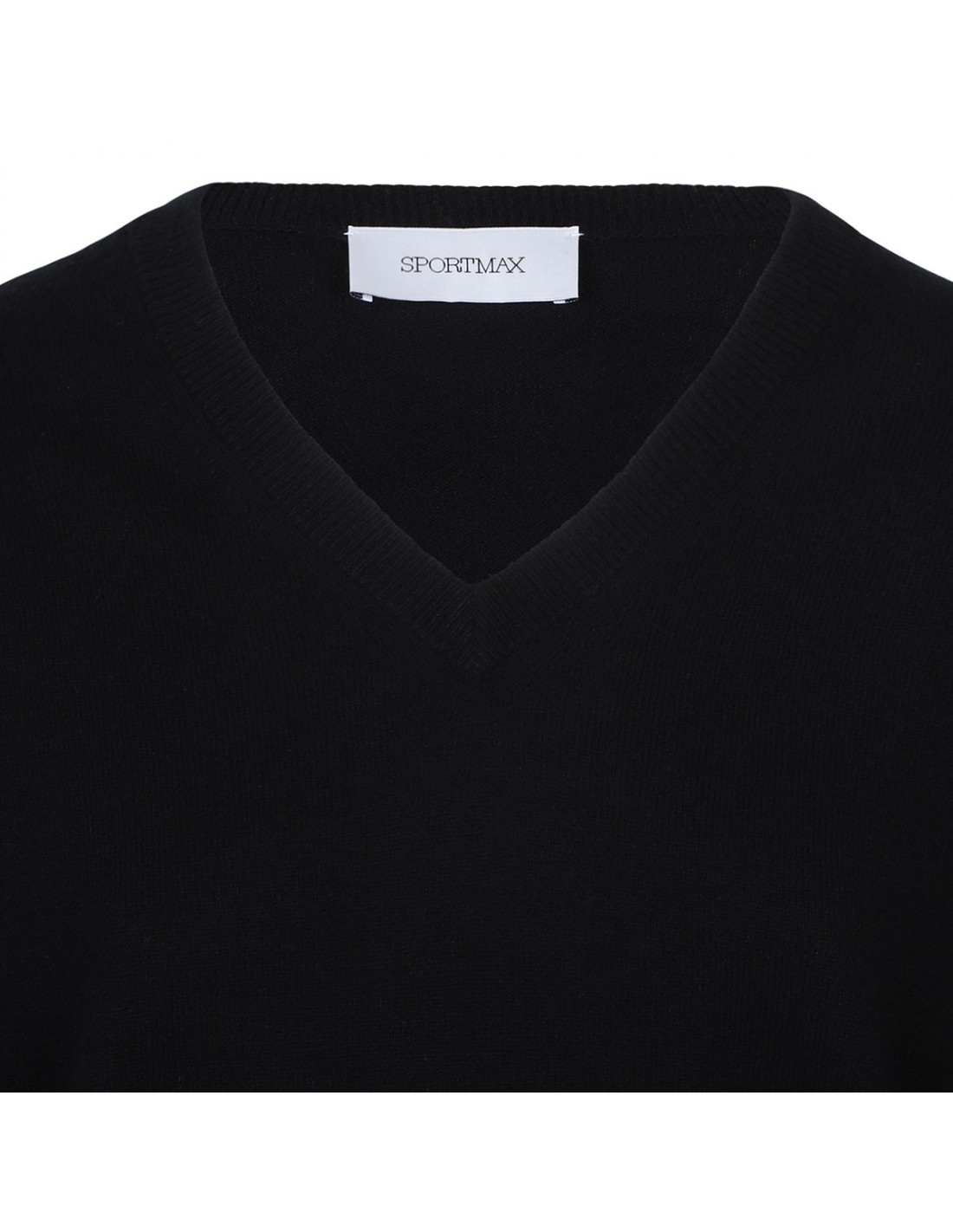 Polis black wool-blend sweater