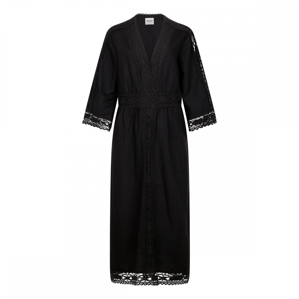 Veona black long dress