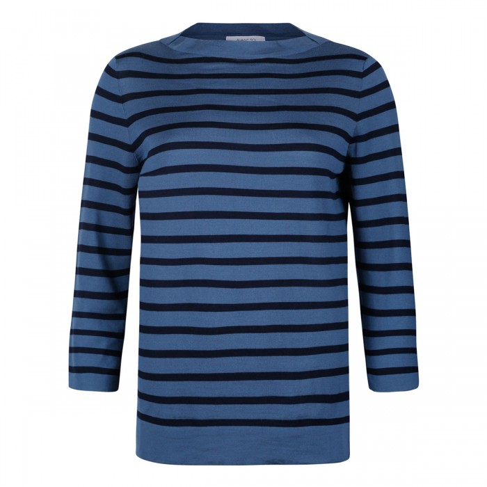 Striped wool top