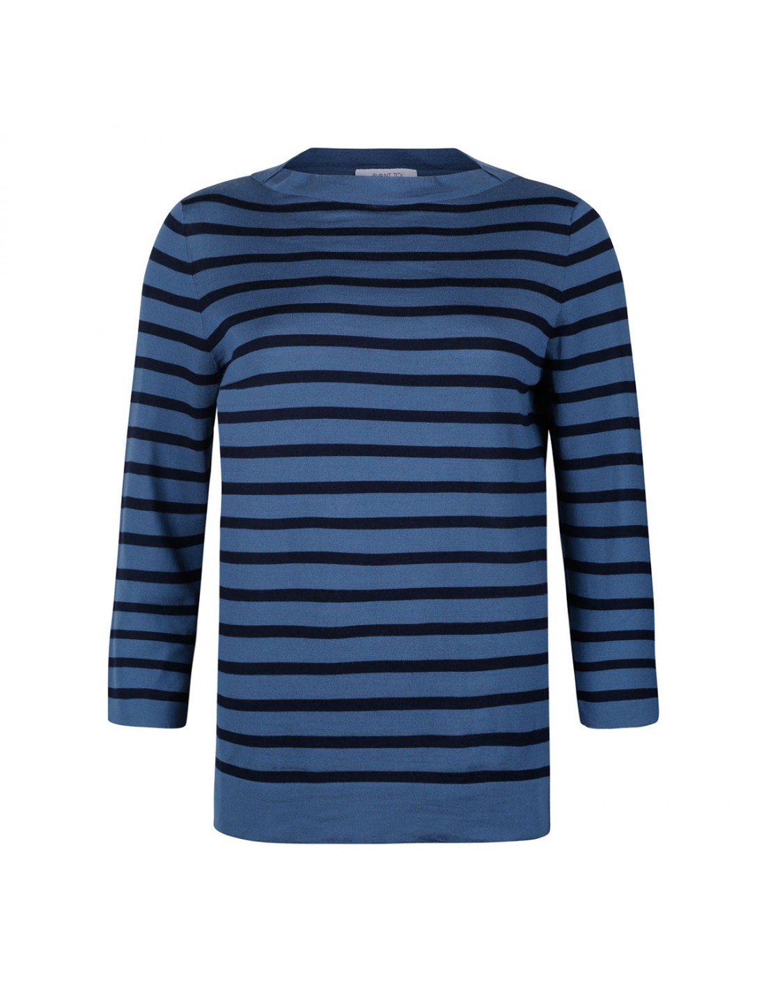 Striped wool top