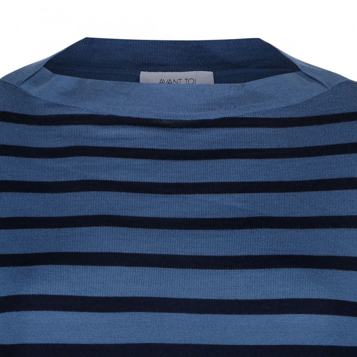 Striped wool top