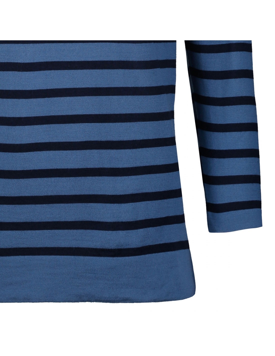 Striped wool top