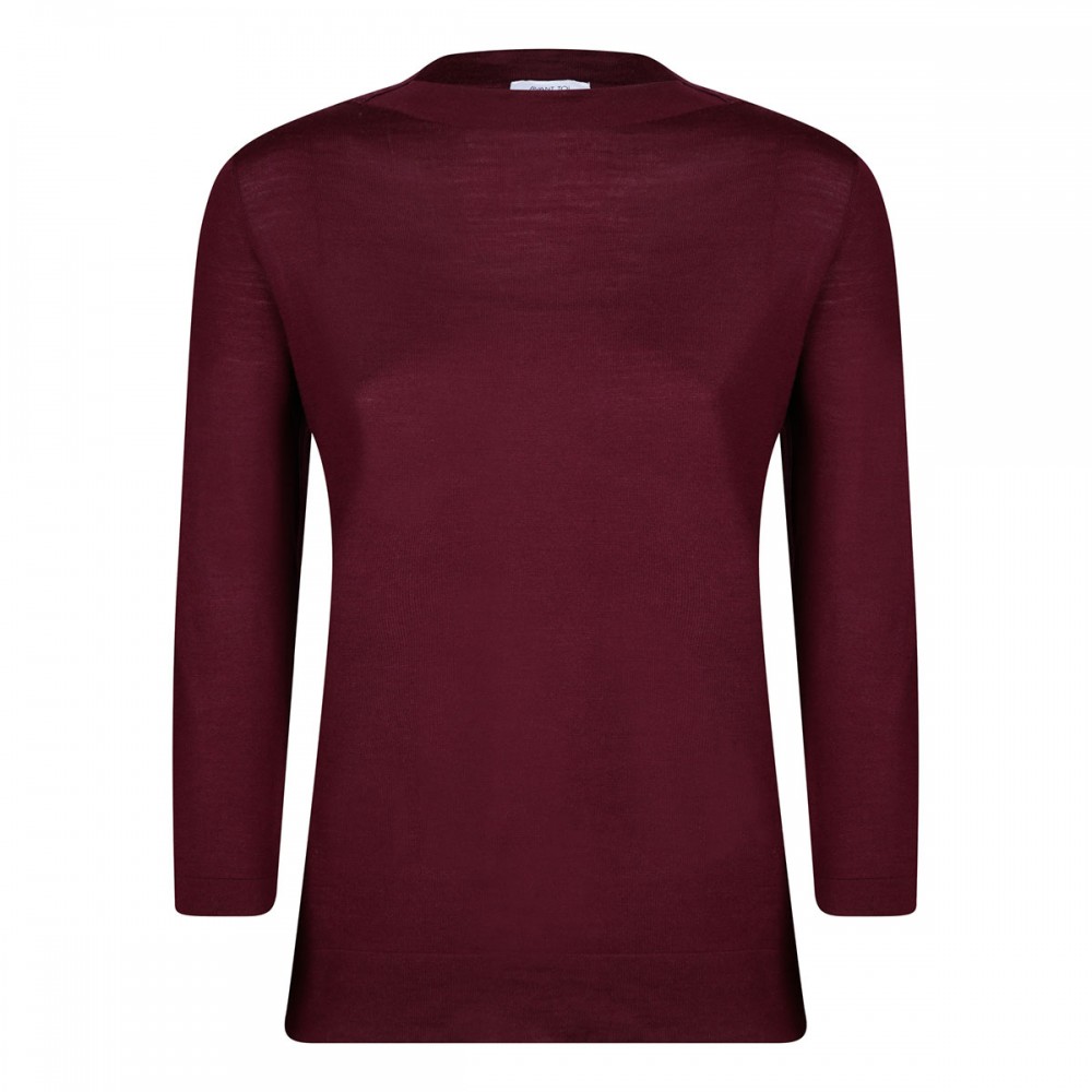 Bordeaux wool top