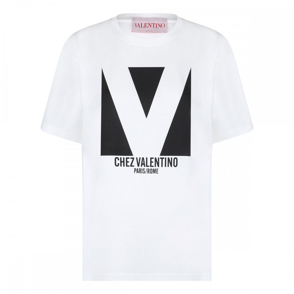 Chez Valentino printed T-shirt