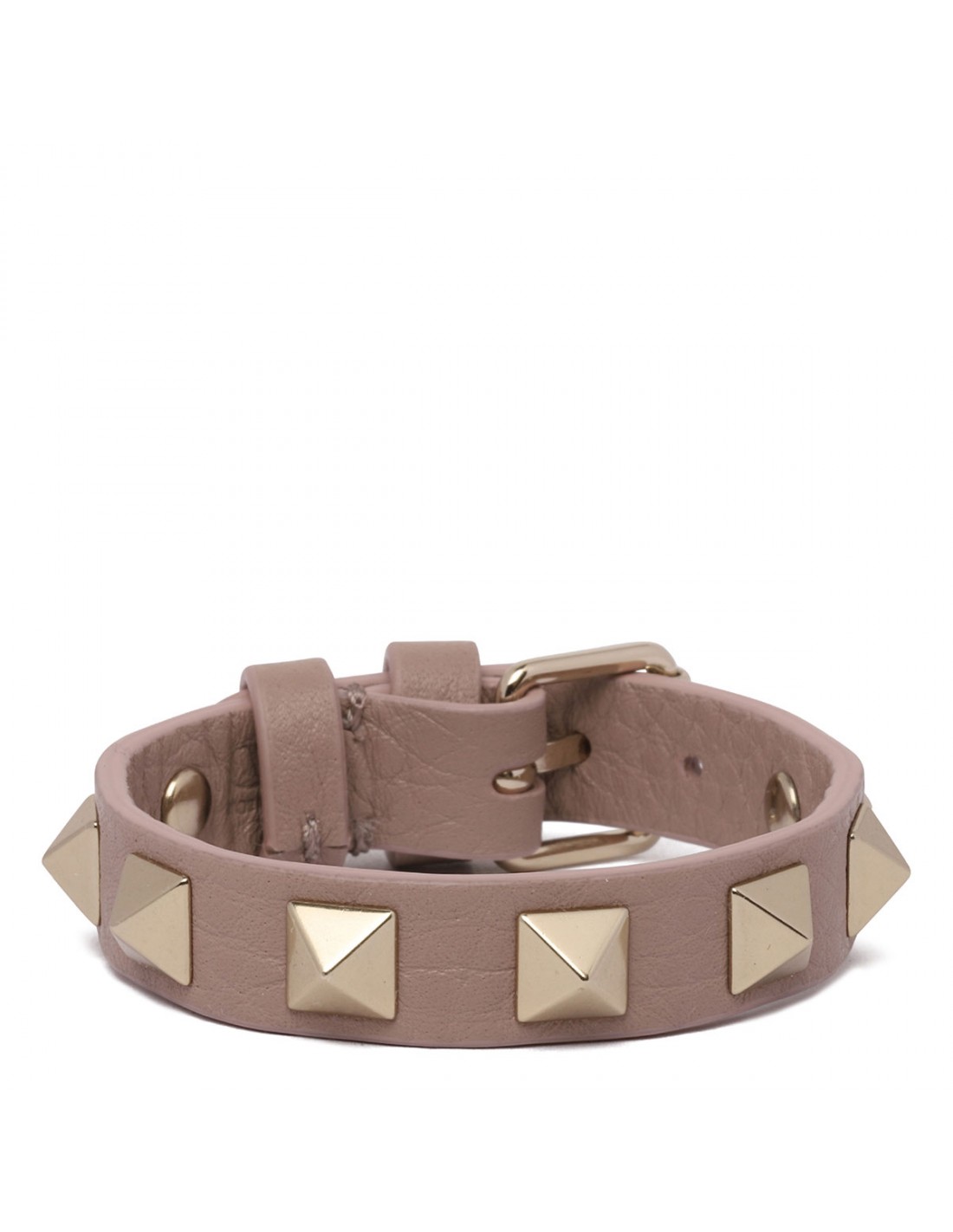 Rockstud leather bracelet