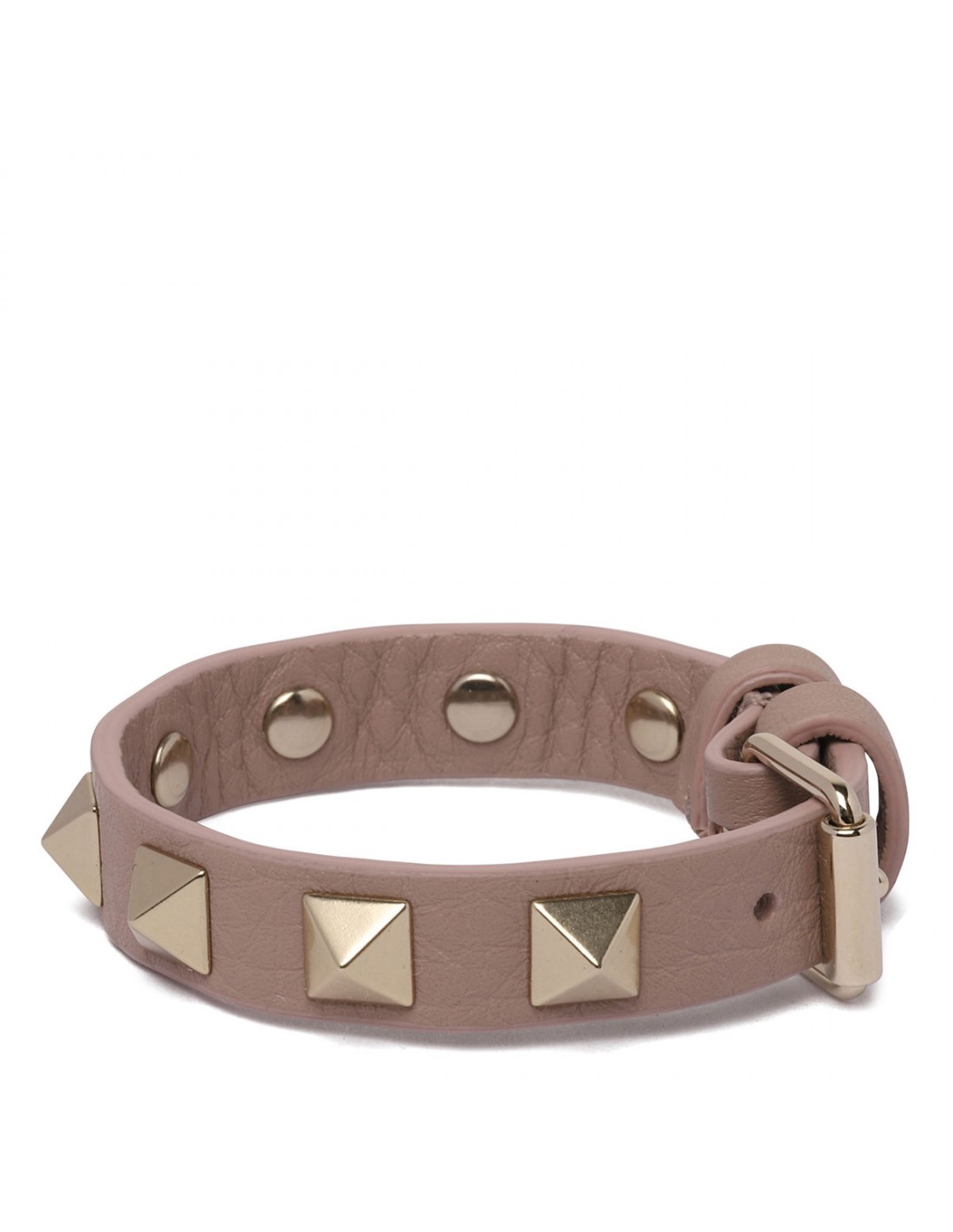 Rockstud leather bracelet