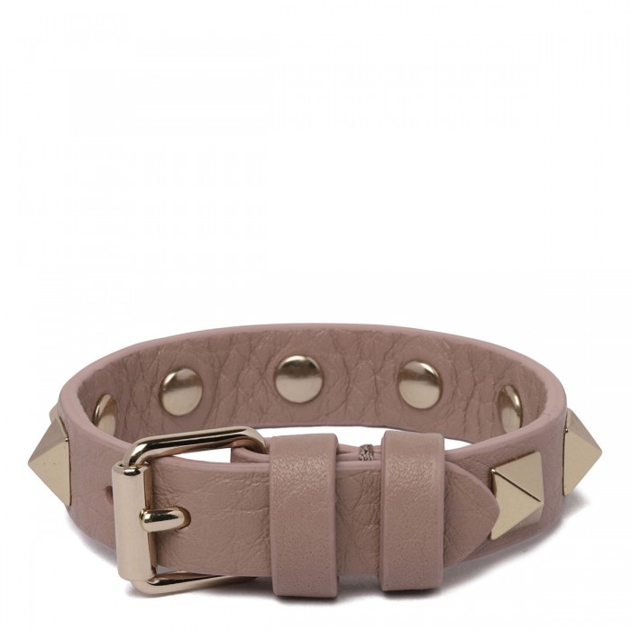 Rockstud leather bracelet