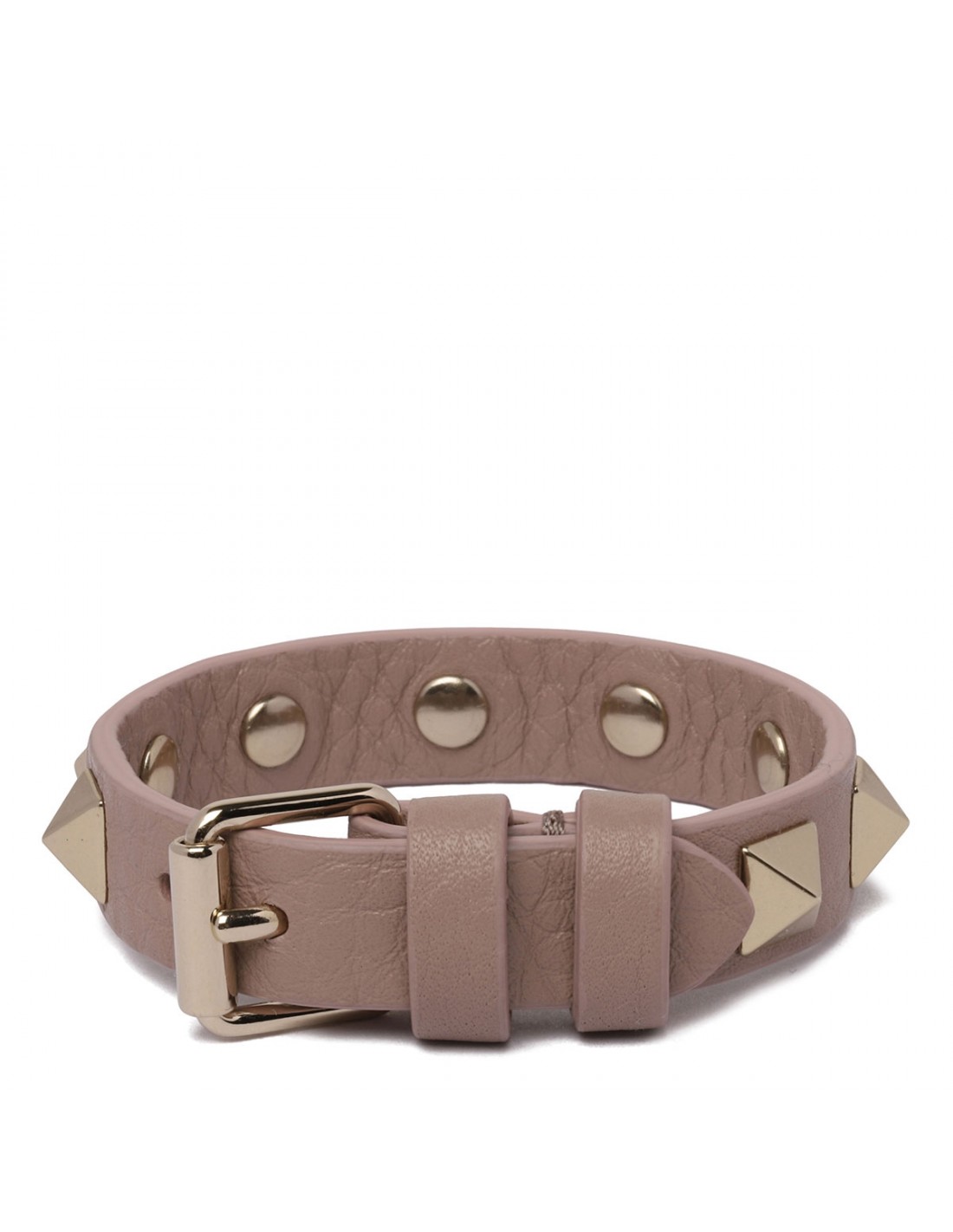 Rockstud leather bracelet