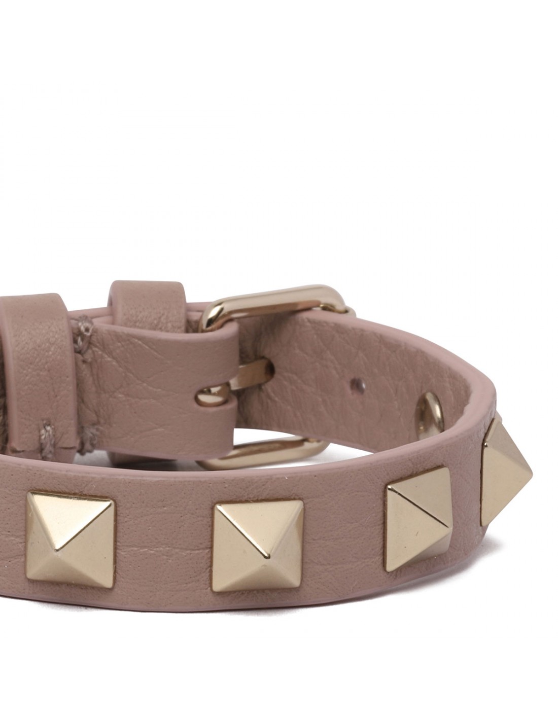 Rockstud leather bracelet