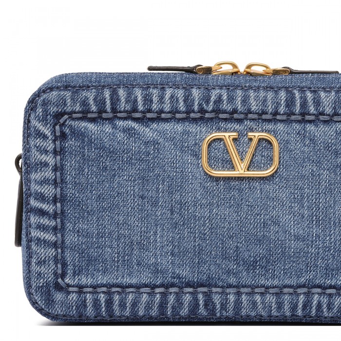 Alltime mini denim shoulder bag