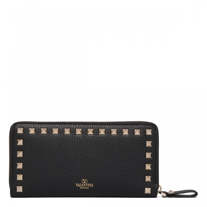 Rockstud zip around wallet