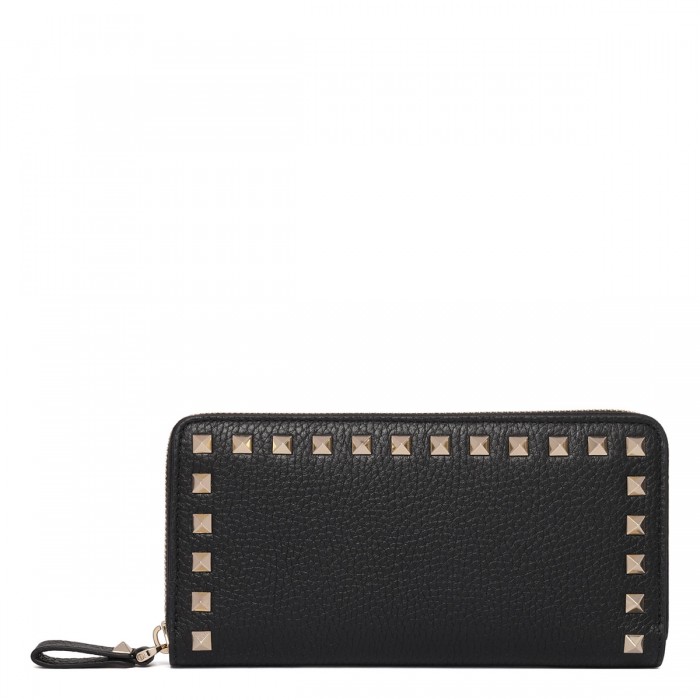 Rockstud zip around wallet