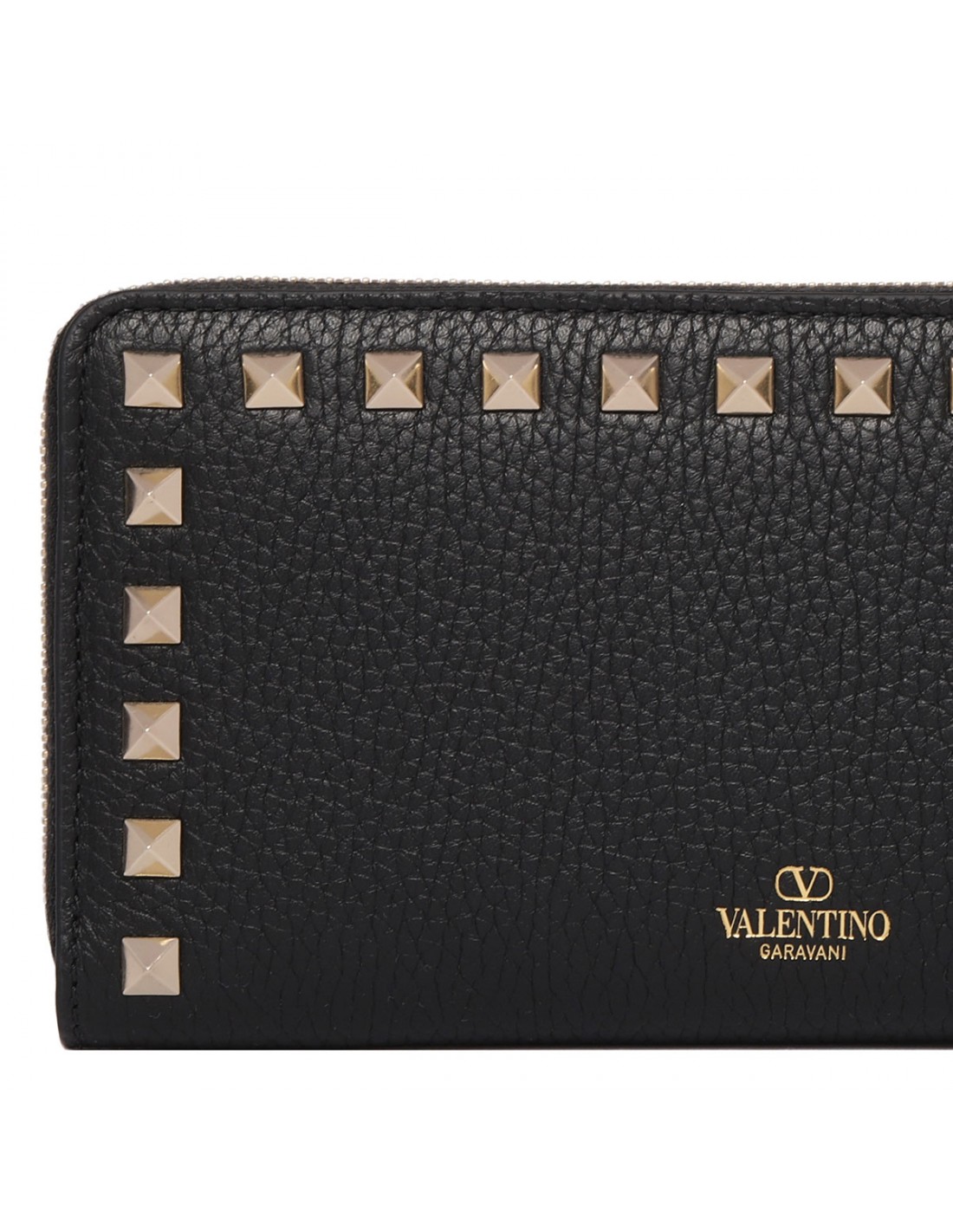 Rockstud zip around wallet