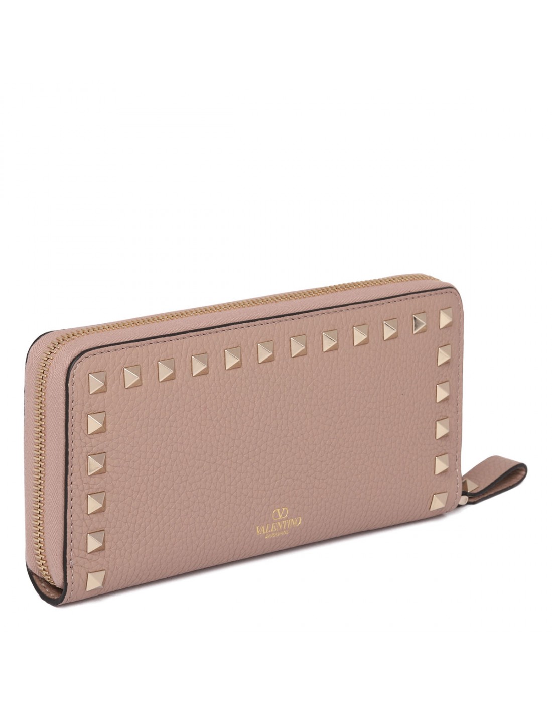 Rockstud zip around wallet