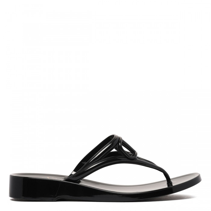 VLogo rubber thong sandals