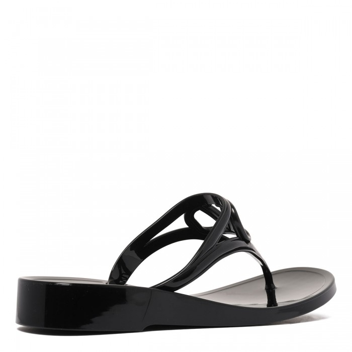 VLogo rubber thong sandals