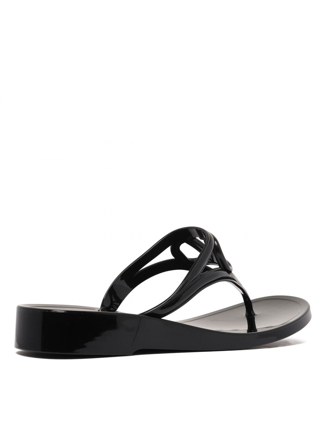 VLogo rubber thong sandals