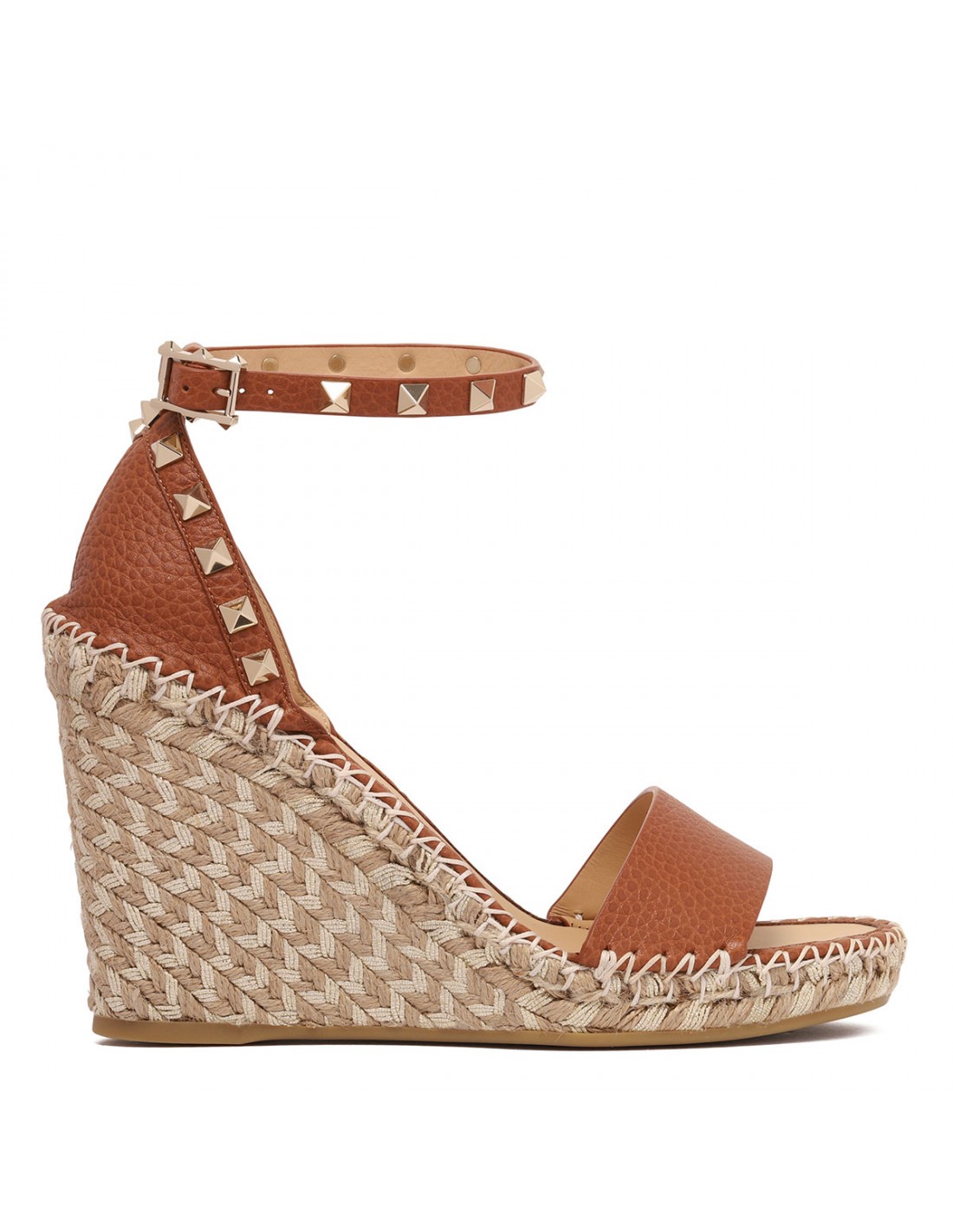 Rockstud wedge espadrillas sandals